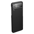Pikkukuva 1 / 11: Stötdämpande matt fast PC-skal för Samsung Galaxy Z Flip 4 Black