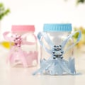 Miniatyrbillede 6 af 8: Mini Baby Flaska Doppresent Babyshower Blå