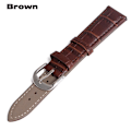 Miniatyrbilde 1 av 11: Klockarmband i Läder (Vintage-design) Brun 14mm