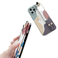 Pikkukuva 6 / 9: iPhone 12 Pro Max - Skyddsskal med Hållare (Kisscase) Grön