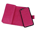 Miniatyrbillede 1 af 11: iPhone 6/6S - 9-Korts Plånboksfodral Elegant Praktiskt LEMAN Rosa