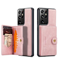 Pikkukuva 6 / 11: Samsung Galaxy S21 Ultra - Skal med Korthållare Roséguld