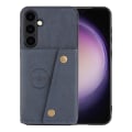 Miniatyrbild 7 av 11: Samsung Galaxy S24 Plus - Lyxigt PC-läder Retro Flip Fashion Plånboksfodral grå