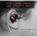 Miniatyrbilde 10 av 10: FONGE MXJ In-ear Hörlurar med Mic In-lineControl (Earphone) Blå