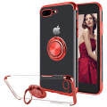 Miniatyrbillede 4 af 11: iPhone 8 Plus - Robust Skyddsskal i Silikon Ringh�llare Svart