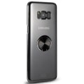 Pikkukuva 10 / 11: Samsung Galaxy S8 - Skyddande Silikonskal Ringhållare Svart Svart