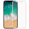 Pikkukuva 2 / 11: iPhone 11 Sk�rmskydd 10-PACK Carbon 9H Screen-Fit 3D/HD Vit Vit