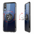 Pikkukuva 10 / 11: Samsung Galaxy A50 - Stilrent Skal med Ringhållare (LEMAN) Red Röd/Silver