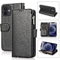 Pikkukuva 1 / 11: iPhone 12 Mini - Plånboksfodral Svart