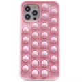 iPhone 12 Pro Max - Fidget Pop It Silikonskal Rosa