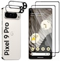 Miniatyrbilde 1 av 11: Google Pixel 9 Pro - 2.5D Framsida Svart + Kameraskydd i 1 Set