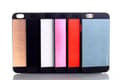 iPhone 6/6S - Stilrent Retroskal i Gummi/Borstad Aluminium Silver