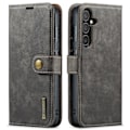 Miniatyrbilde 1 av 11: Samsung Galaxy S24 - 2-i-1 Plånboksfodral i Premium Läder Grå
