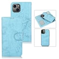 Pikkukuva 6 / 11: iPhone 15 - Lompakkokotelo Magneettinen Korttitasku useissa Väreissä Light blue