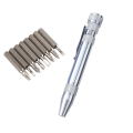 Miniatyrbillede 1 af 11: 8-1 Multifunktionell Skruvmejsel Set Silver