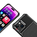 Miniatyrbild 11 av 11: Elegant plånboksfodral i lyxigt PU-läder för iPhone 15 Svart