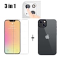 Miniatyrbild 1 av 11: iPhone 14 Plus Fram- & Baksida Kameralinsskydd 0,3mm Transparent