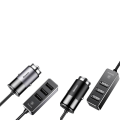 Pikkukuva 2 / 11: Kraftfull 3-USB Port Billaddare BASEUS Grå
