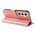 Pikkukuva 6 / 11: S24 Plus - Läderplånboksfodral i 6 färger Pink gold
