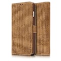 Miniatyrbillede 1 af 11: Pl�nboksfodral i Retrodesign fr�n LEMAN till iPhone 6/6S Plus Brun