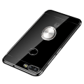 Miniatyrbillede 1 af 11: Huawei P Smart 2018 - Praktiskt Silikonskal med Ringhållare Silver