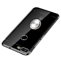 Pikkukuva 1 / 11: Huawei P Smart 2018 - Praktiskt Silikonskal med Ringhållare Silver