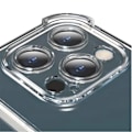 Pikkukuva 11 / 11: iPhone 16 Pro Max - Långvarigt och Transparent Fodral med Kortfack