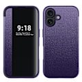 Miniatyrbilde 2 av 11: iPhone 16 Fodral - Elegant Design med Smart Fönster! Grön