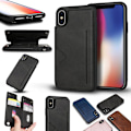 Pikkukuva 6 / 8: iPhone XR - Stilrent Skal med Kortfack (HANMAN) Mörkblå