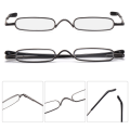 Miniatyrbilde 7 av 11: Lesebriller med styrke +1.0 - +4.0 Bærbar metallboks UNISEX Grå +2.75