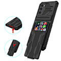 Miniatyrbild 1 av 11: Premium Wallet Case för Samsung Galaxy S23 Plus Svart