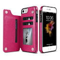 Miniatyrbillede 1 af 11: iPhone SE 2022 - NKOBEE Skal med Kortfack Rosa