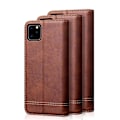 Miniatyrbillede 8 af 11: iPhone 11 Pro - Stilrent Praktiskt Plånboksfodral LEMAN DarkBrown Mörkbrun