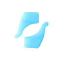 Pikkukuva 8 / 11: 1-Par Anti-Slip Silikon Glasögon Krok Gul