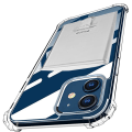 Pikkukuva 5 / 11: iPhone 12 Mini - Praktiskt Skal med Korthållare Transparent