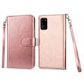 Miniatyrbilde 1 av 4: Samsung Galaxy S20 Ultra - Stilrent 9-Kort Plånboksfodral Roséguld
