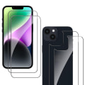 Pikkukuva 10 / 11: 2-Pack iPhone 14 Fram- & Baksida Skärmskydd 0,3mm Transparent