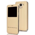 Pikkukuva 1 / 9: Smartfodral med Fönster & Svarsfunktion till Samsung Galaxy J6 Guld Guld