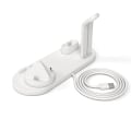 Miniatyrbillede 9 af 11: Praktiskt 3-1 Laddare Lightning, Micro USB, Type-C Vit