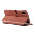 Pikkukuva 10 / 11: iPhone X/XS - Praktiskt Stilrent Plånboksfodral Brun