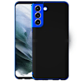 Pikkukuva 1 / 11: Samsung Galaxy S21 - Skyddande Silikonskal Blå