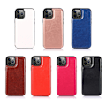 Miniatyrbillede 9 af 11: Elegant Skyddande läderfodral för iPhone 15 Pro Max Red