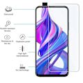 Pikkukuva 2 / 11: Huawei P smart Pro Skärmskydd 9H 0,3mm Transparent/Genomskinlig