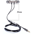 Miniatyrbild 7 av 11: TOMKAS In-ear Magnetic Earphone With Mic In-lineControl Guld
