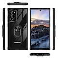 Pikkukuva 2 / 8: Samsung Galaxy Note 20 - Skyddsskal med Ringhållare Svart