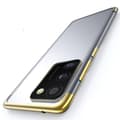 Samsung Galaxy A41 - FLOVEME Silikonskal Guld