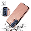 Pikkukuva 1 / 11: Samsung Galaxy S21 FE - Skal med Korthållare Roséguld