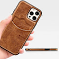 Pikkukuva 8 / 11: iPhone 11 Pro - Snyggt Fodral med Kortficka Vinröd