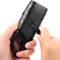 Pikkukuva 2 / 11: Solcellsdriven & Handvevad Mini LED Ficklampa - Din Pålitliga Partner för Alla Äventyr Svart