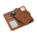 Miniatyrbilde 6 av 11: iPhone 15 Pro Max -  Plånboksfodral i PU-läder med 3-kortfack Red